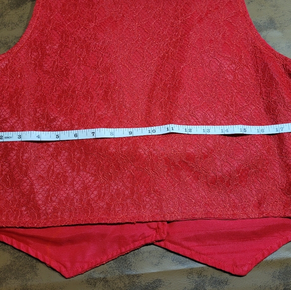 New Red Laced Vest - Picture 5 of 5